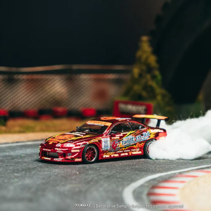 Tarmac Works VERTEX Ridge TE3006 Soarer Chrome Red – Tokyo Auto Salon 2026 Special Edition | 1:64 Scale Premium Die-Cast Model