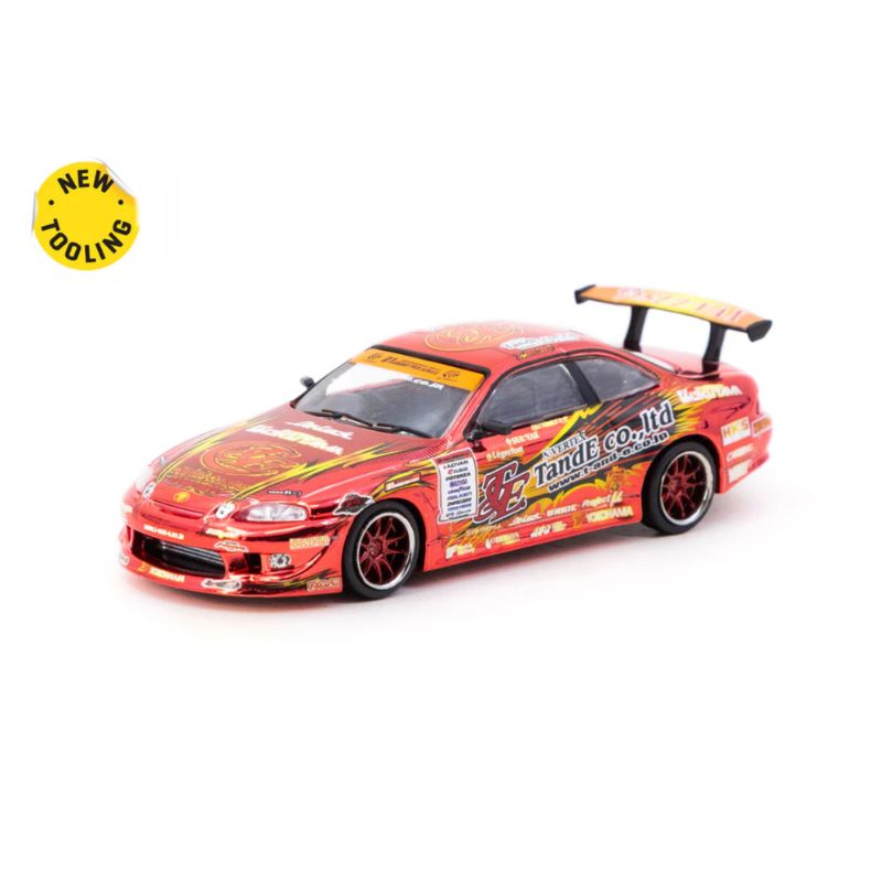 Tarmac Works VERTEX Ridge TE3006 Soarer Chrome Red – Tokyo Auto Salon 2026 Special Edition | 1:64 Scale Premium Die-Cast Model
