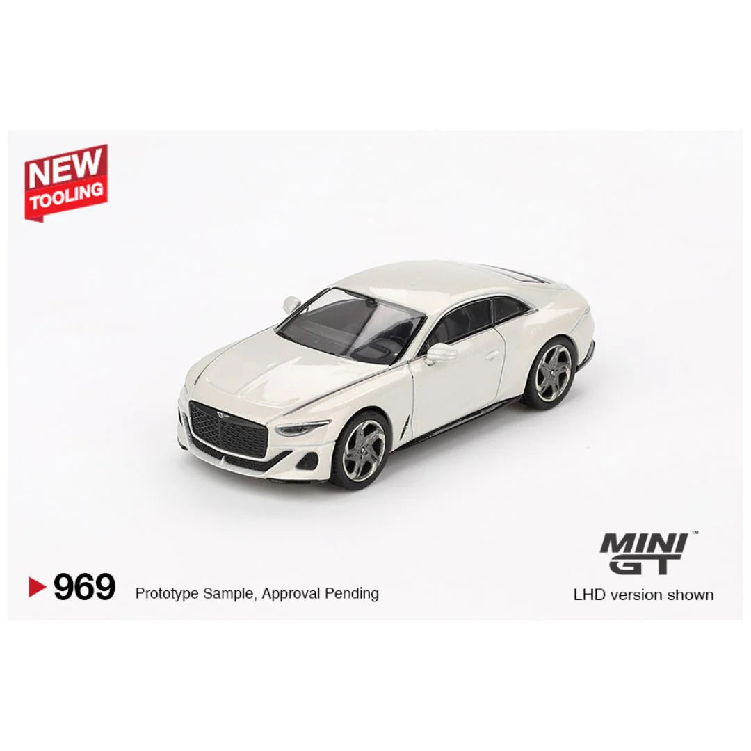 Mini GT #969: Bentley Batur Bonneville Pearl – 1:64 Scale Die-Cast Model | Pre-Order