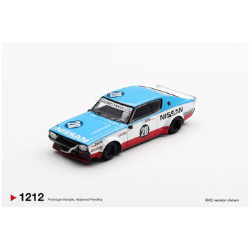 Mini GT #1212: Nissan Skyline Kenmeri Liberty Walk Nissan Racing '75 Concept – 1:64 Scale Die-Cast Model | Pre-Order