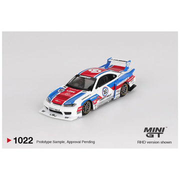 Mini GT #1022 Nissan LB-Super Silhouette S15 Silvia GARASIDRIFT x LBWK 2025 – 1:64 Scale Diecast Model
