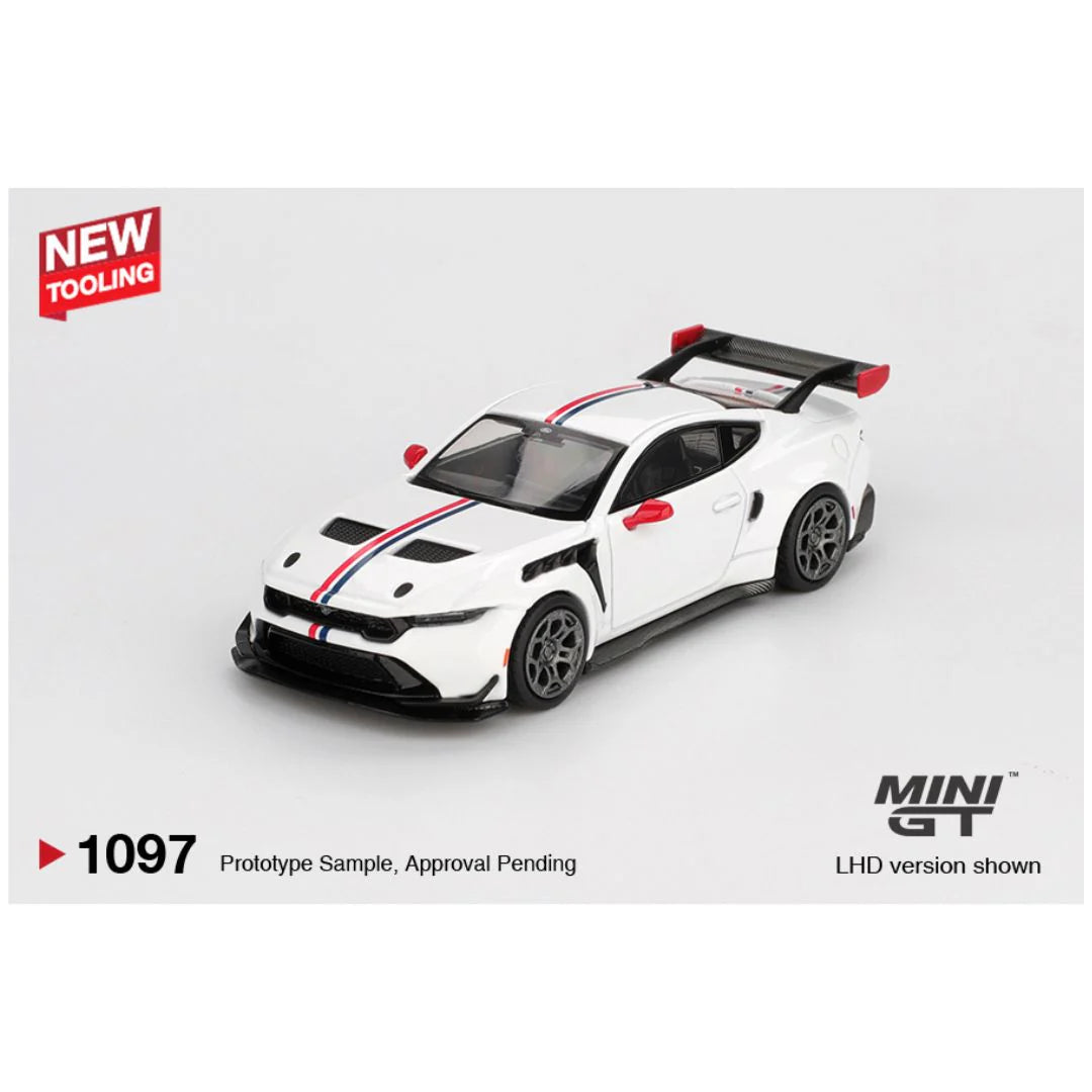 Mini GT #1097 Ford Mustang GTD Spirit of America – 1:64 Scale Diecast Model