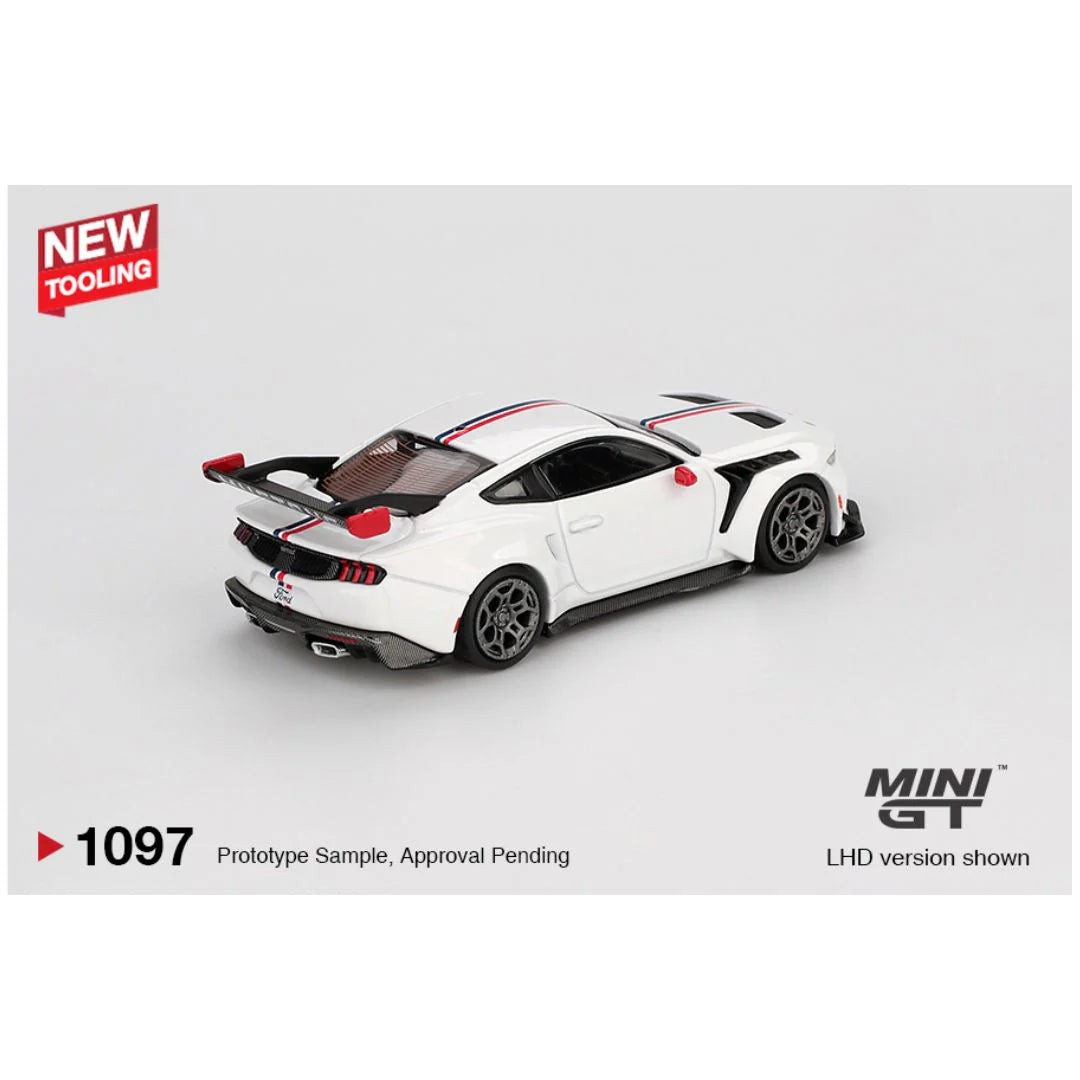 Mini GT #1097 Ford Mustang GTD Spirit of America – 1:64 Scale Diecast Model
