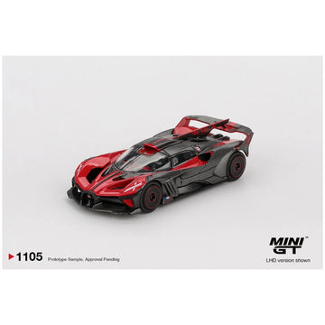 Mini GT #1105 Bugatti Bolide Red – 1:64 Scale Diecast Model | Box Packed