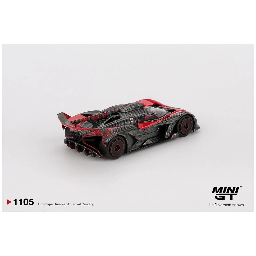 Mini GT #1105 Bugatti Bolide Red – 1:64 Scale Diecast Model | Box Packed