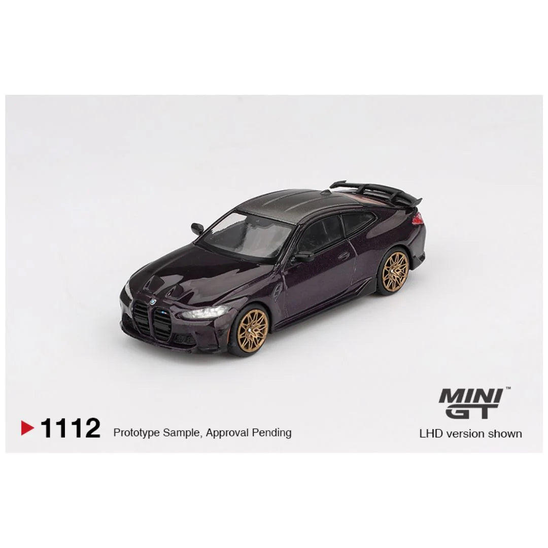 Mini GT #1112 BMW M4 M Performance Daytona Violet – 1:64 Scale Diecast Model