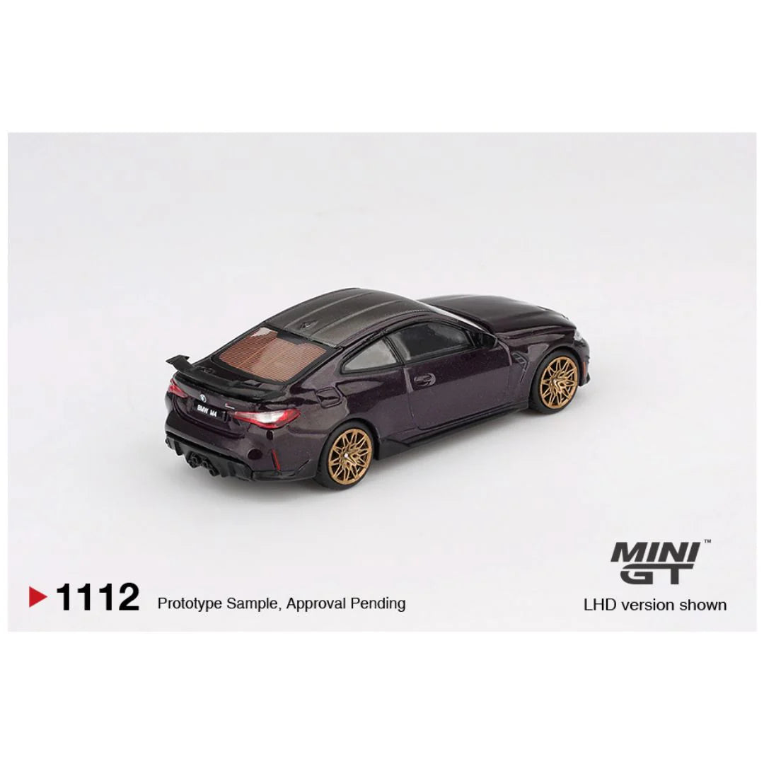 Mini GT #1112 BMW M4 M Performance Daytona Violet – 1:64 Scale Diecast Model