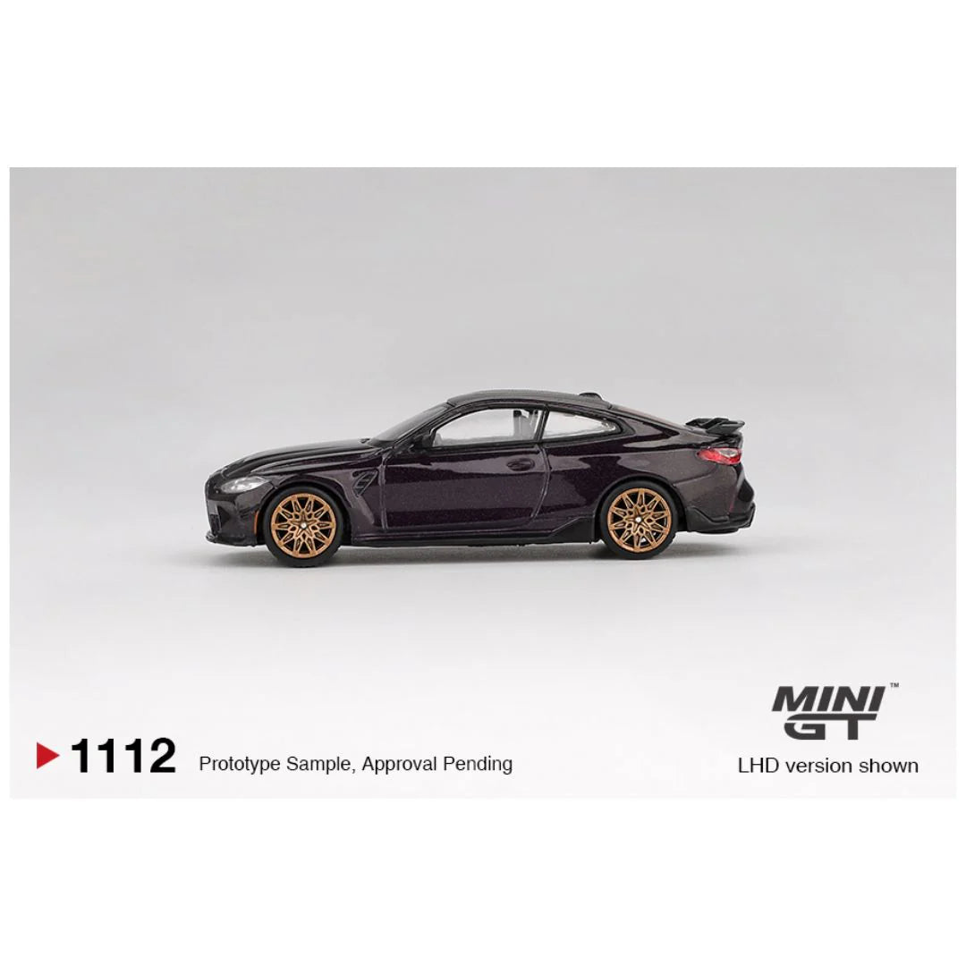 Mini GT #1112 BMW M4 M Performance Daytona Violet – 1:64 Scale Diecast Model