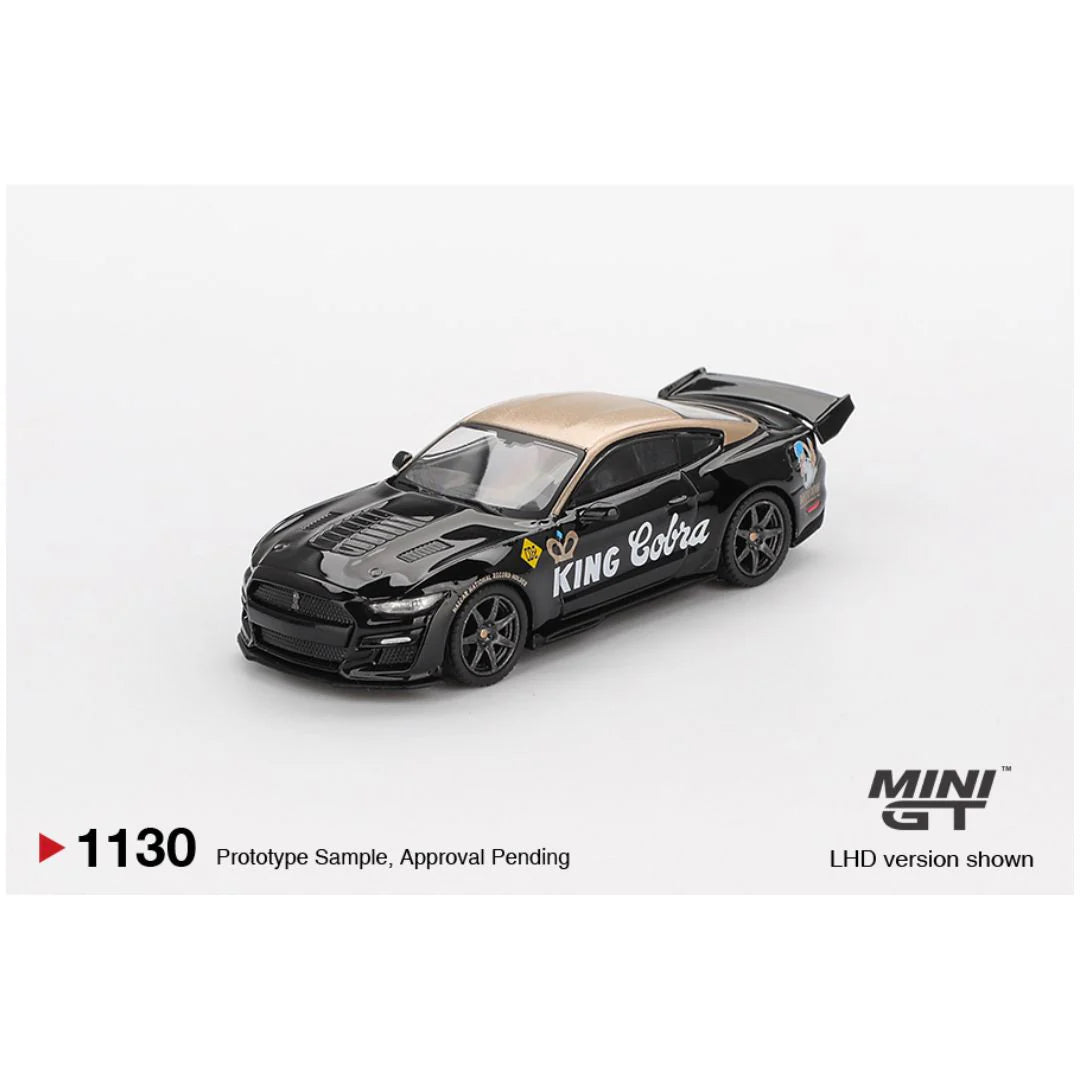 Mini GT Blister #1130 Shelby GT500 Dragon Snake Concept Black/Gold – 1:64 Scale Diecast Model