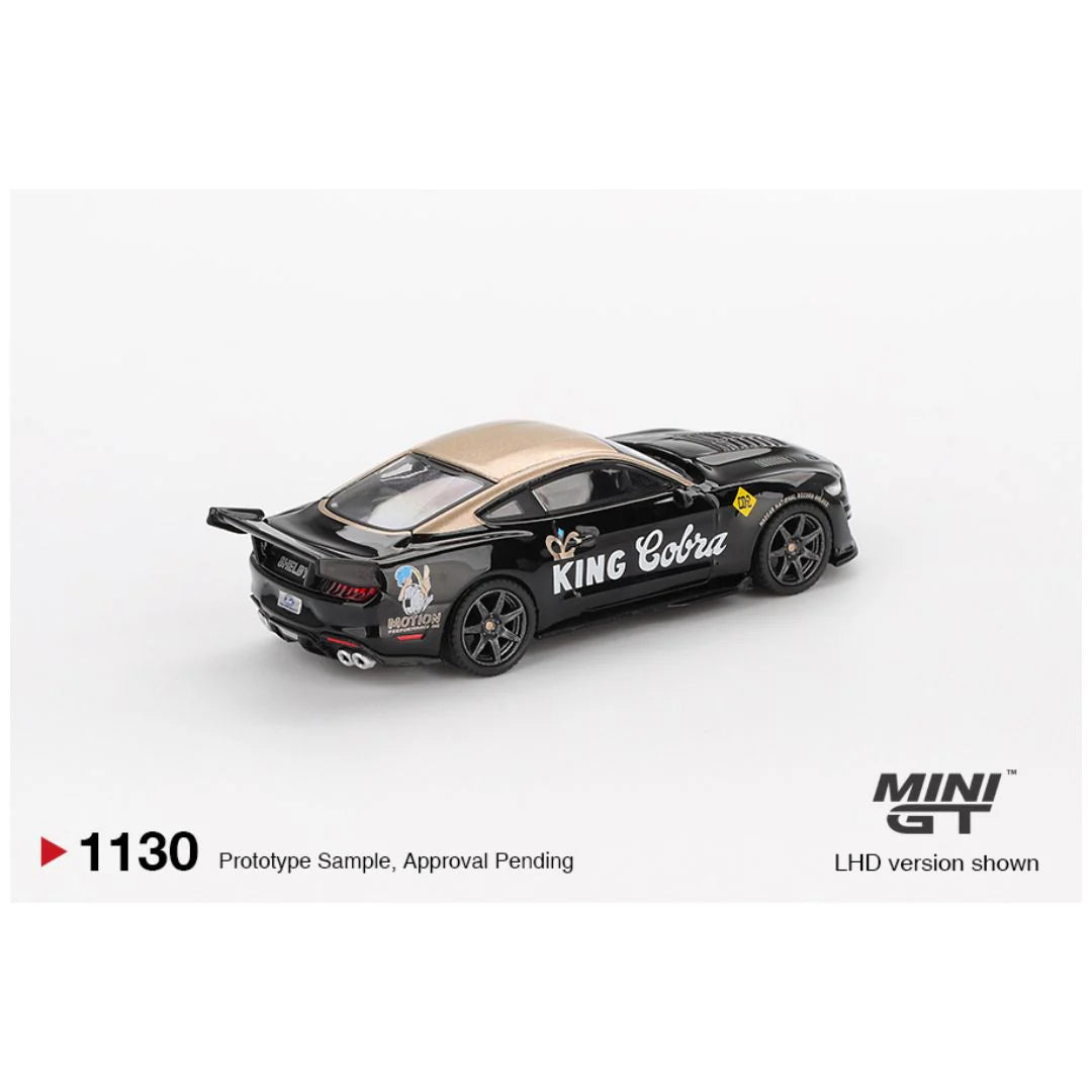 Mini GT Blister #1130 Shelby GT500 Dragon Snake Concept Black/Gold – 1:64 Scale Diecast Model