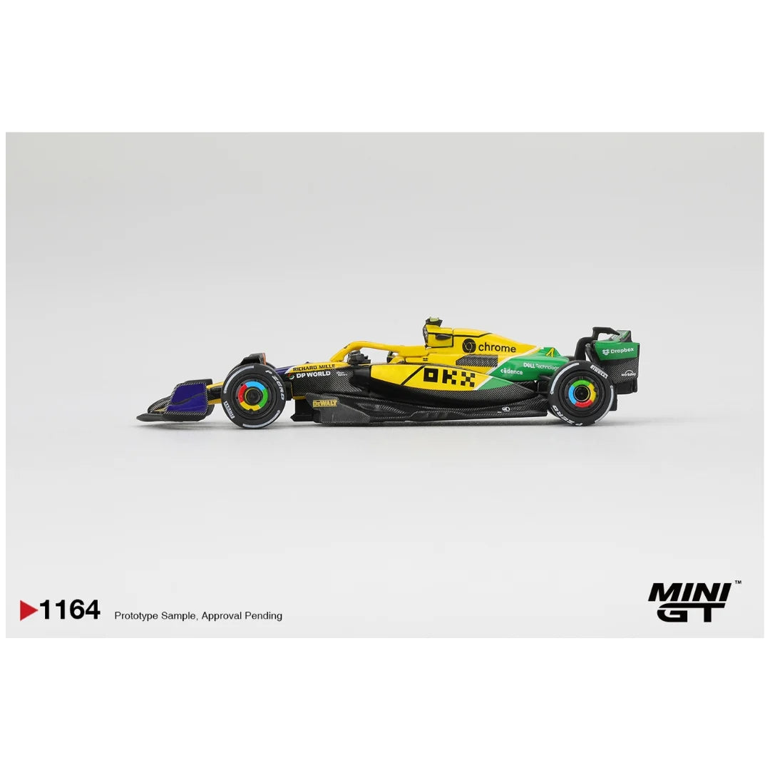 Mini GT PRE-ORDER #1164 McLaren MCL38 #4 Lando Norris 2024 F1 Monaco GP – 1:64 Scale Diecast Model