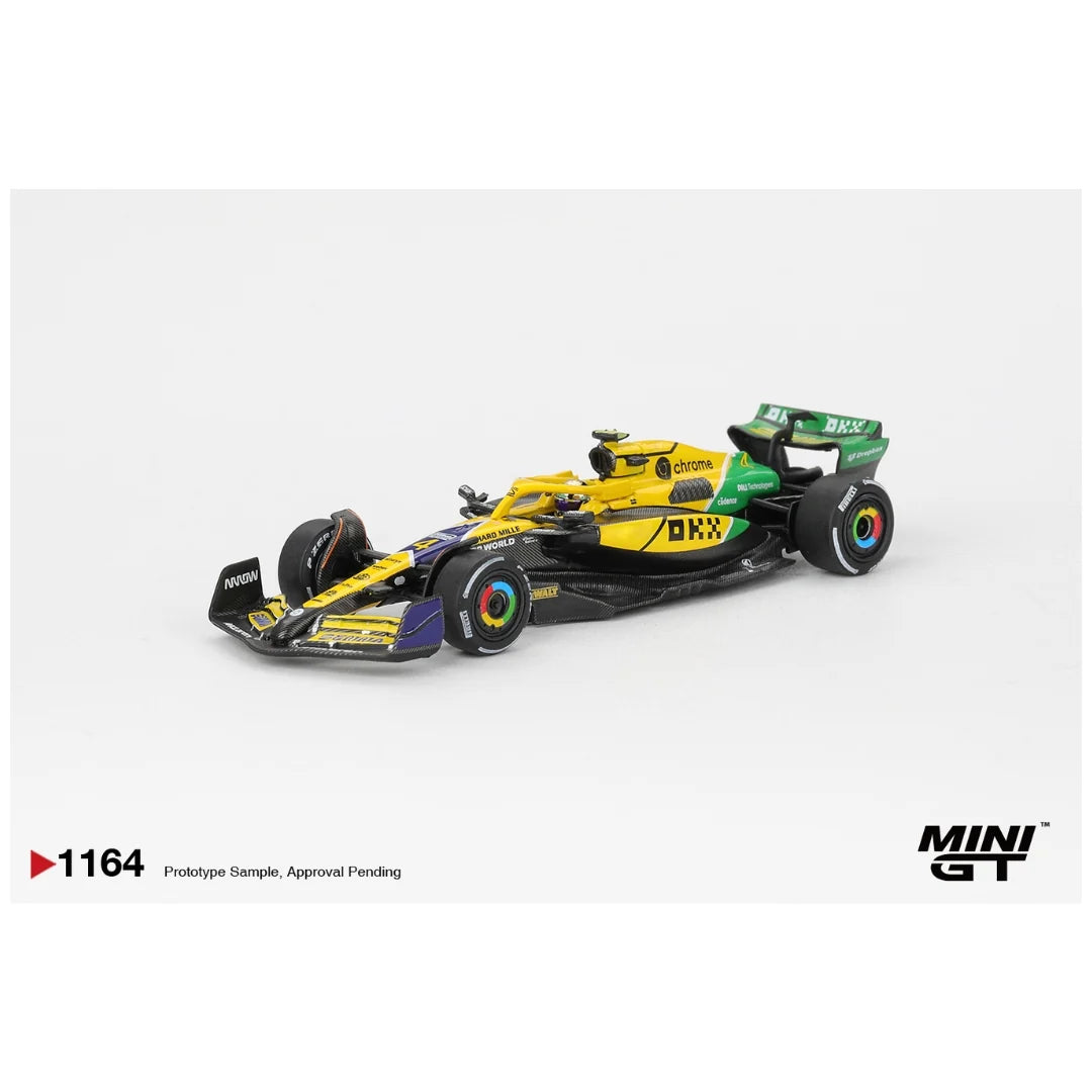 Mini GT PRE-ORDER #1164 McLaren MCL38 #4 Lando Norris 2024 F1 Monaco GP – 1:64 Scale Diecast Model
