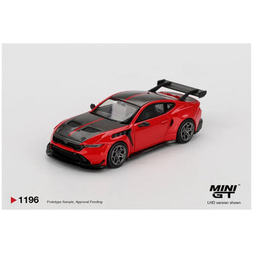Mini GT #1196 Ford Mustang GTD Race Red – 1:64 Scale Diecast Model