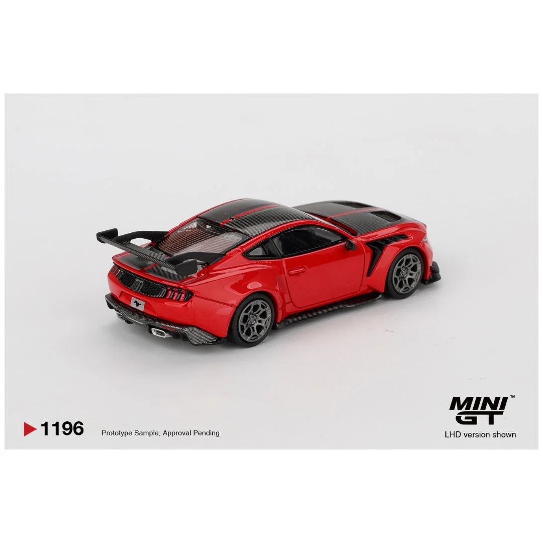 Mini GT #1196 Ford Mustang GTD Race Red – 1:64 Scale Diecast Model