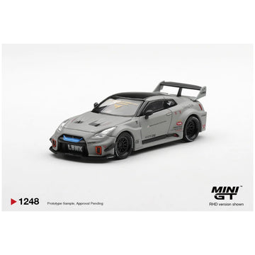 Mini GT PRE-ORDER #1248 Nissan LB-Silhouette WORKS GT 35GT-RR Ver.1 Matt Grey – 1:64 Scale Diecast Model