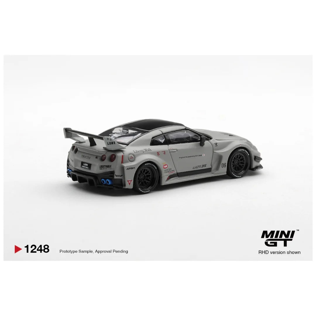 Mini GT PRE-ORDER #1248 Nissan LB-Silhouette WORKS GT 35GT-RR Ver.1 Matt Grey – 1:64 Scale Diecast Model