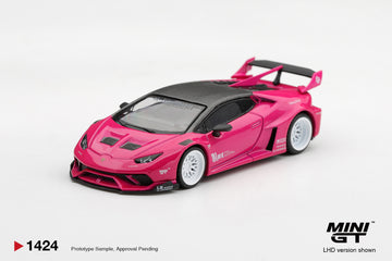 PREORDER: MINI GT #1424 LB★WORKS Lamborghini Huracán GT Ruby Purple | 1:64 Scale Diecast Model