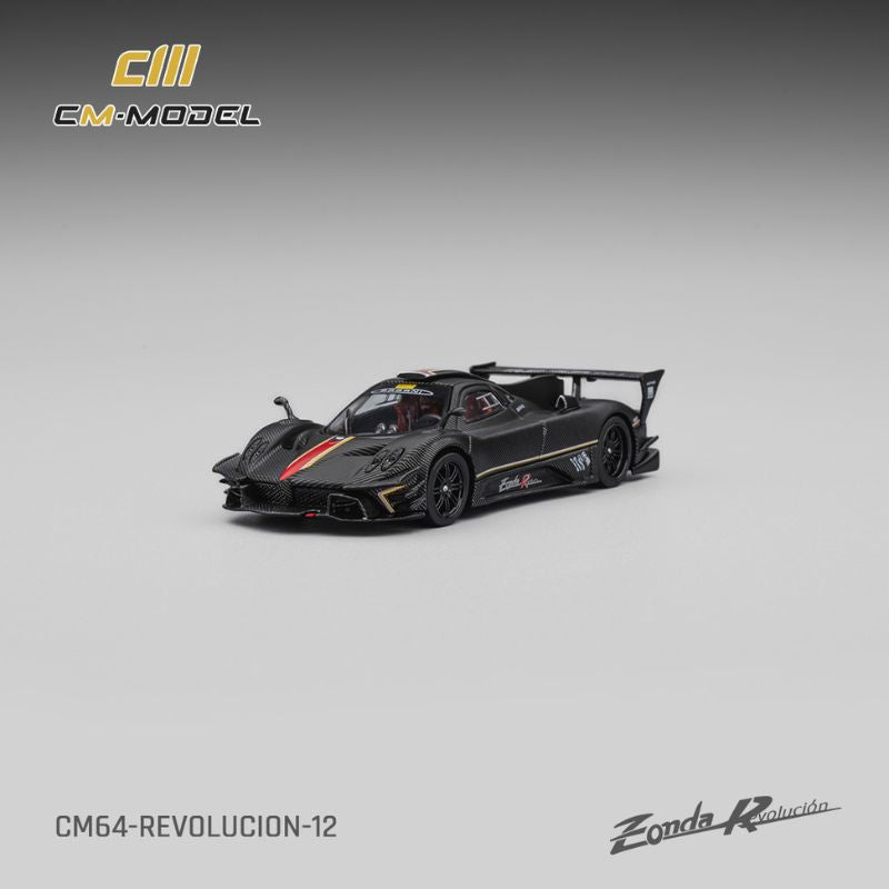 CM Model Pagani Zonda Revolucion Dry Carbon Black