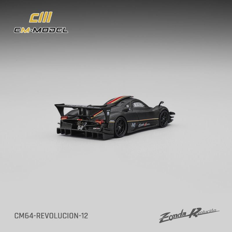 CM Model Pagani Zonda Revolucion Dry Carbon Black