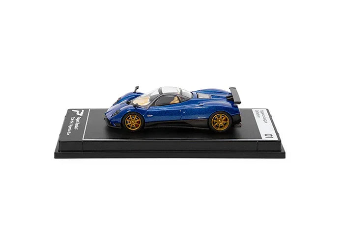 Poster Cars Pagani Zonda F Argentina Blue (H01) – 1:64 Scale Diecast Model