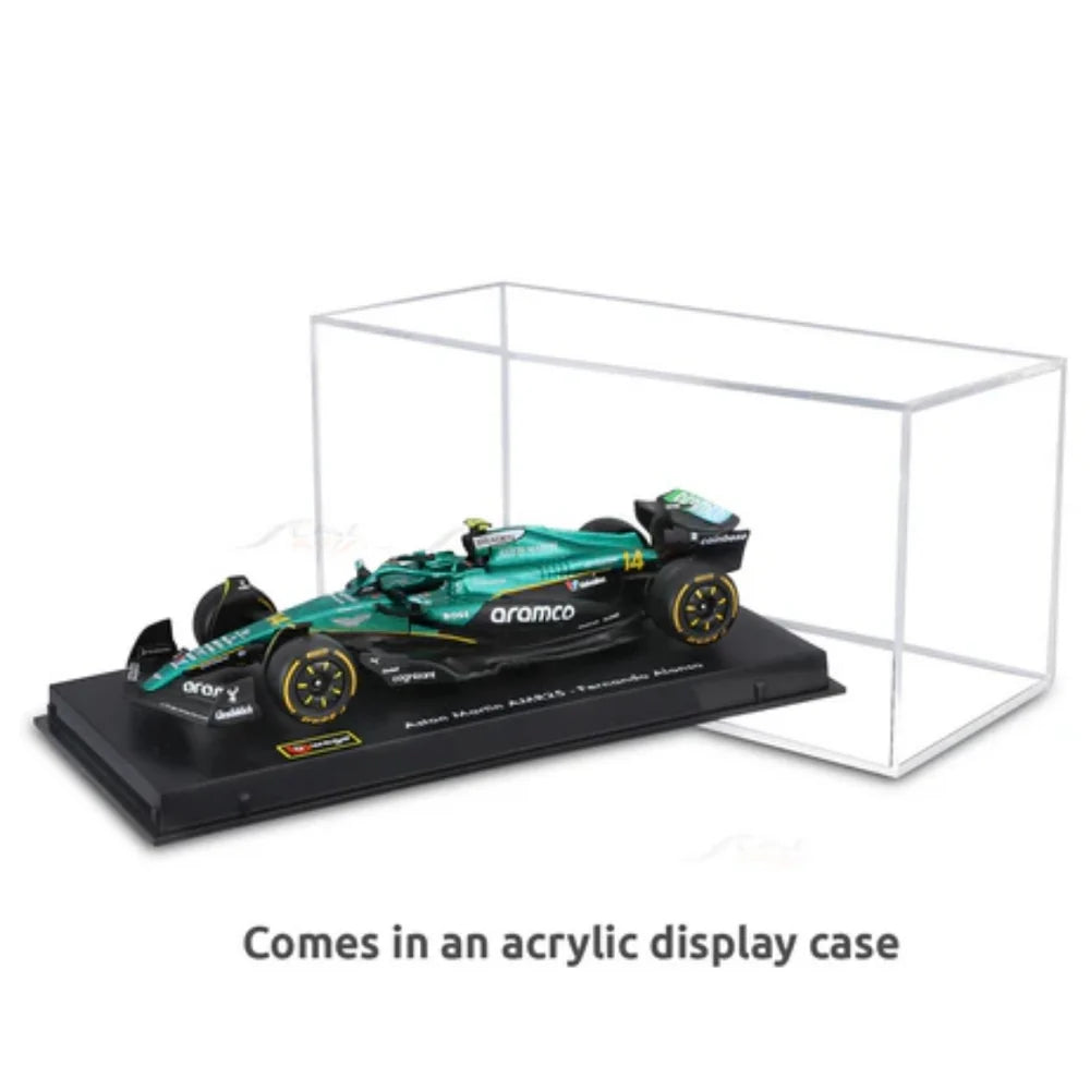 Bburago 2025 Aston Martin AMR25 #14 Fernando Alonso Australia GP – 1:43 Scale Die-Cast Model