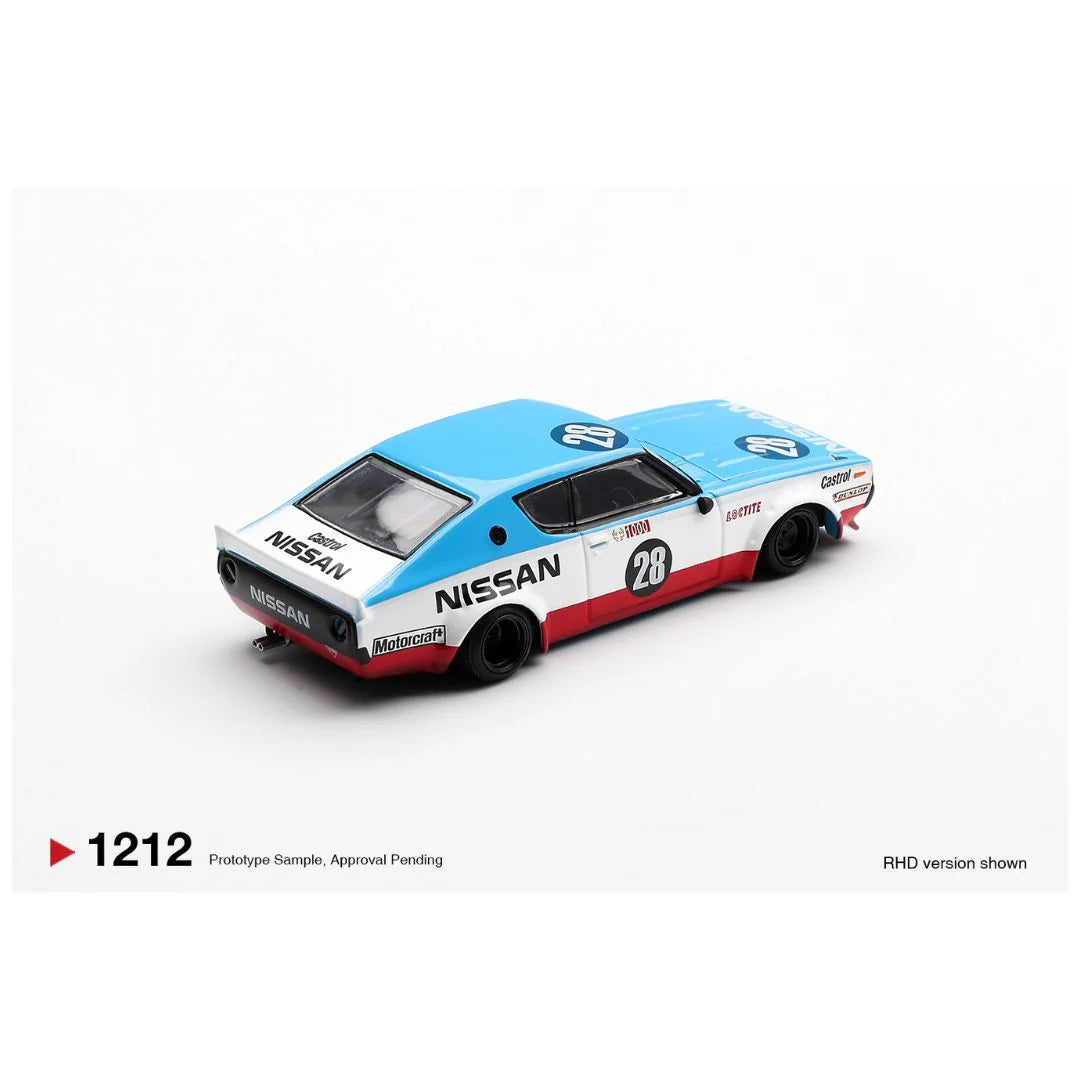 Mini GT #1212: Nissan Skyline Kenmeri Liberty Walk Nissan Racing '75 Concept – 1:64 Scale Die-Cast Model | Pre-Order