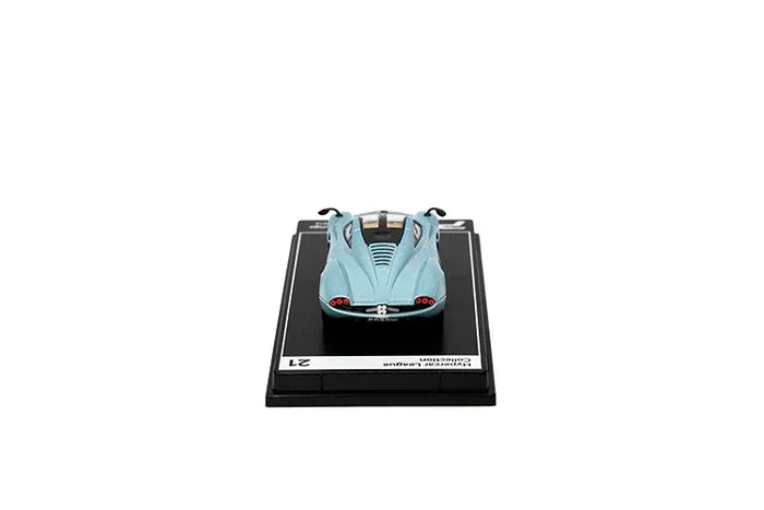 Poster Cars Pagani Huayra Codalunga Azzurro Sardegna (H21) – 1:64 Scale Diecast Model