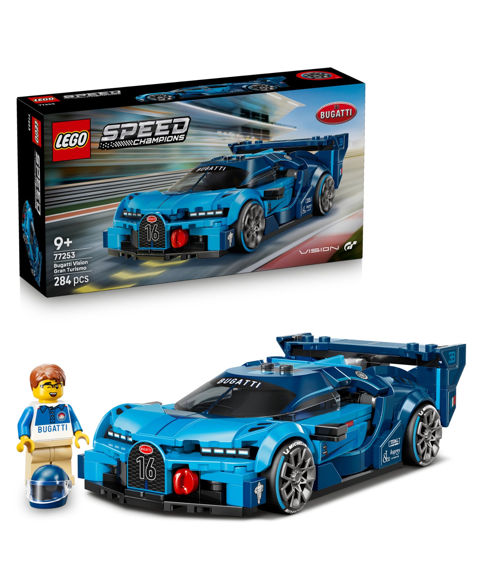 LEGO® Speed Champions #77253: Bugatti Vision GT Hyper Sports Car