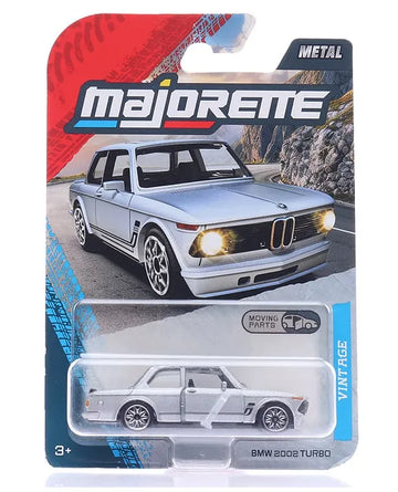 Majorette BMW 2022 Turbo Vintage Premium Die-Cast Car – Silver