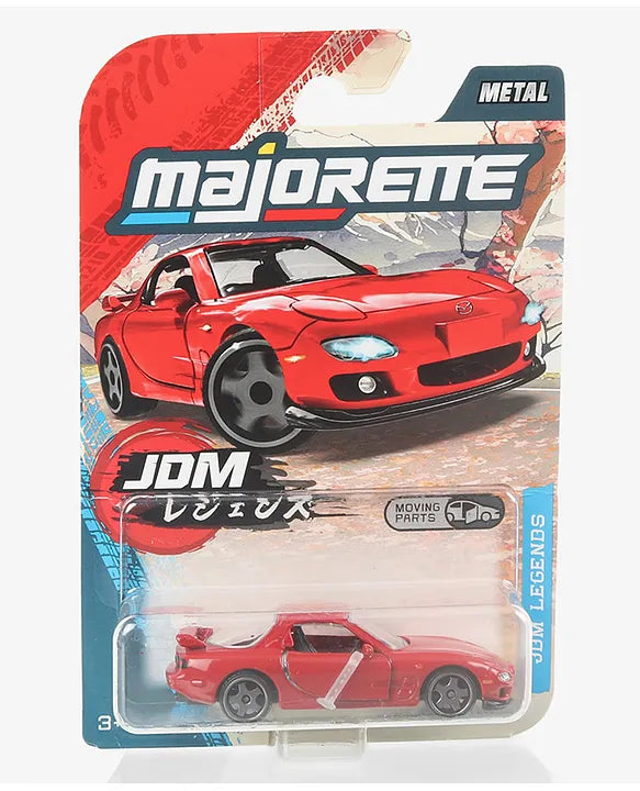 Majorette Mazda RX-7 FD3S JDM Legends Premium Die-Cast Car – Red
