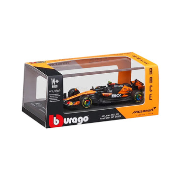 Bburago 2025 McLaren MCL39 Australia GP #4 Lando Norris – 1:64 Scale Die-Cast Model