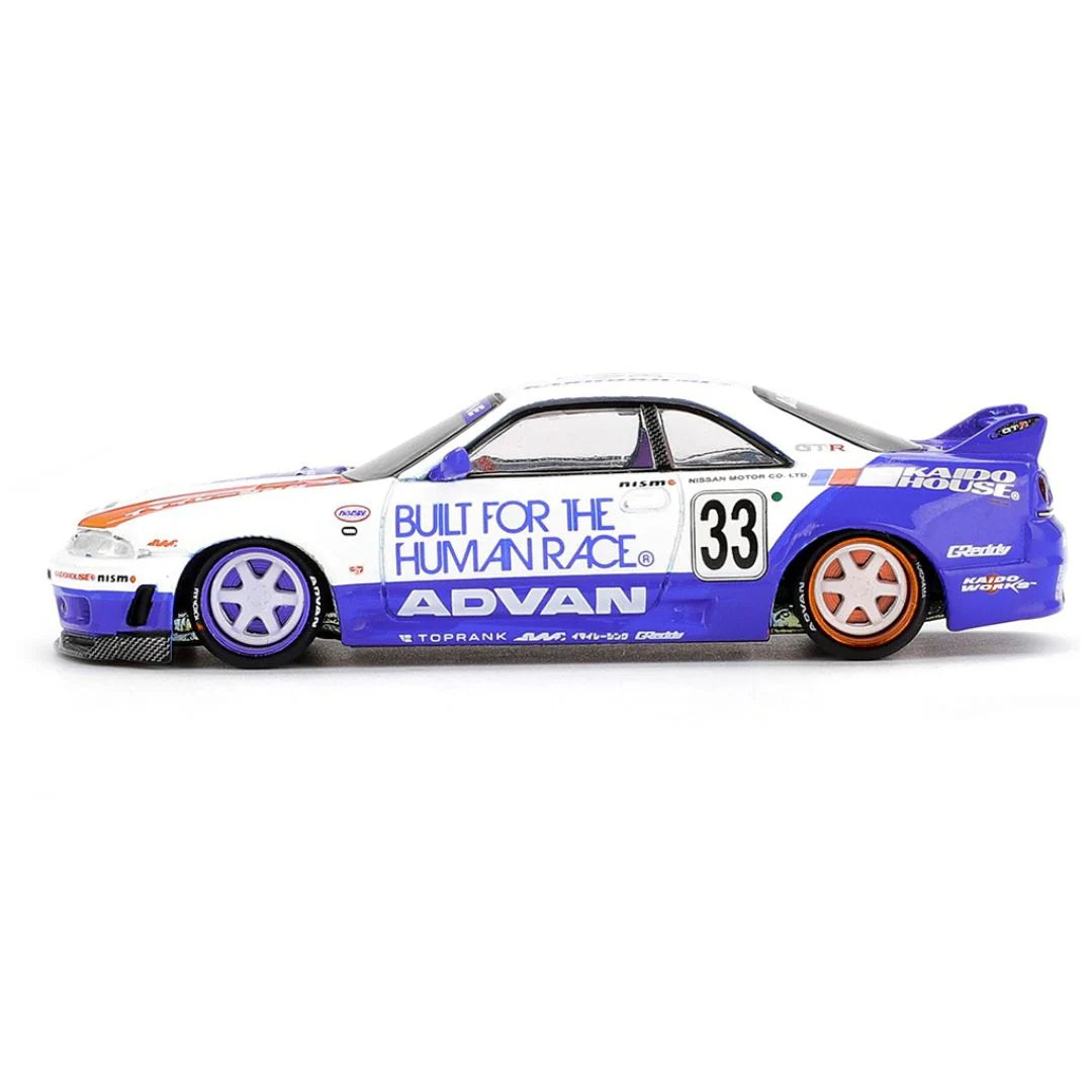 Mini GT Kaido House #213: Nissan Skyline GT-R (R33) BFTHR V1 – 1:64 Scale Die-Cast Model | Pre-Order