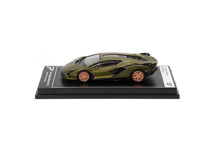 Poster Cars Lamborghini Sián FKP 37 Verde Gea (H07) – 1:64 Scale Diecast Model
