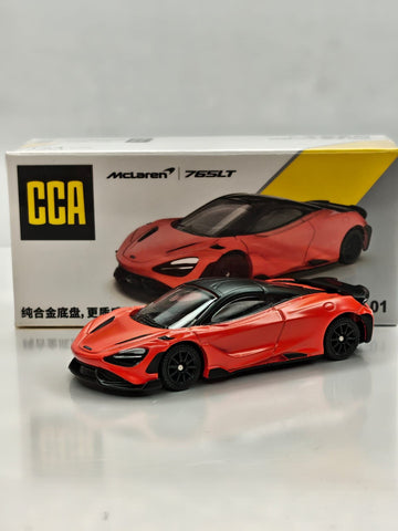 CCA McLaren 765LT Orange – 1:64 Scale Diecast Model