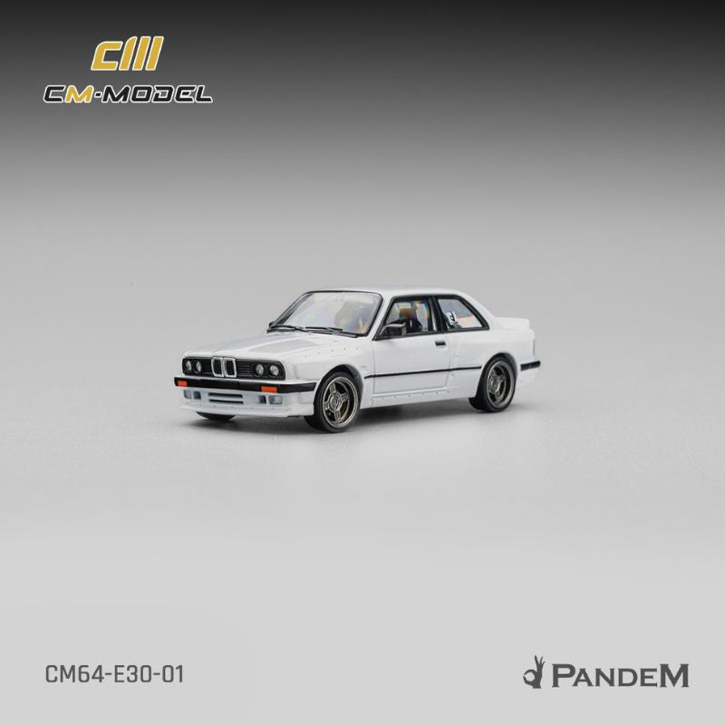 CM Model Pandem BMW M3 E30 – Pearl White | Die-Cast Model Car