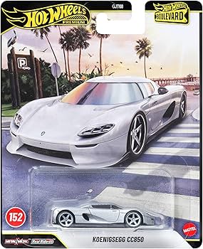 Hot Wheels Premium Boulevard #2026 Koenigsegg CC850 – 1:64 Scale Die-Cast Model