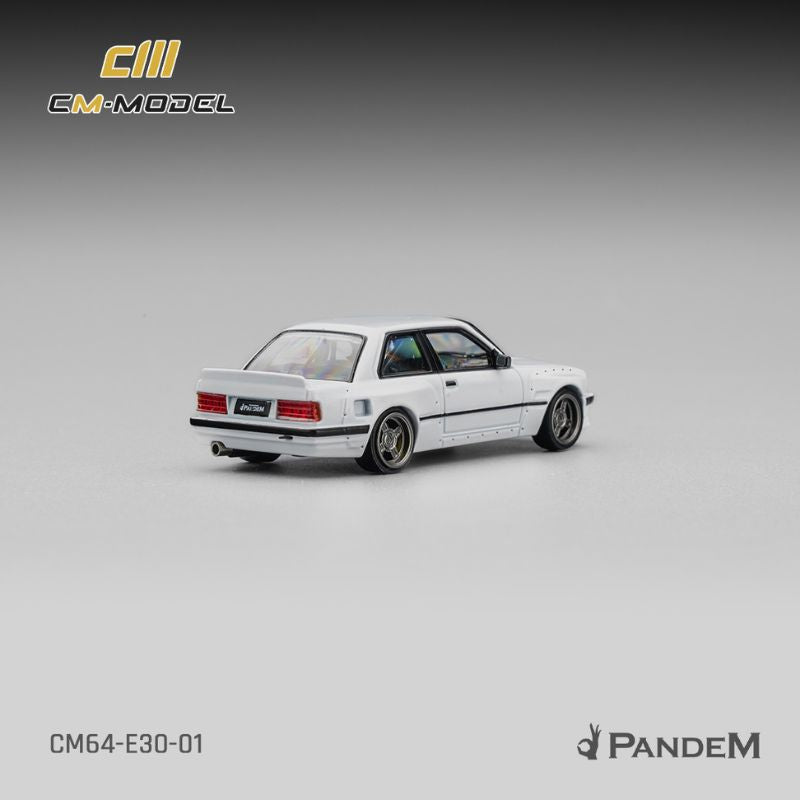 CM Model Pandem BMW M3 E30 – Pearl White | Die-Cast Model Car