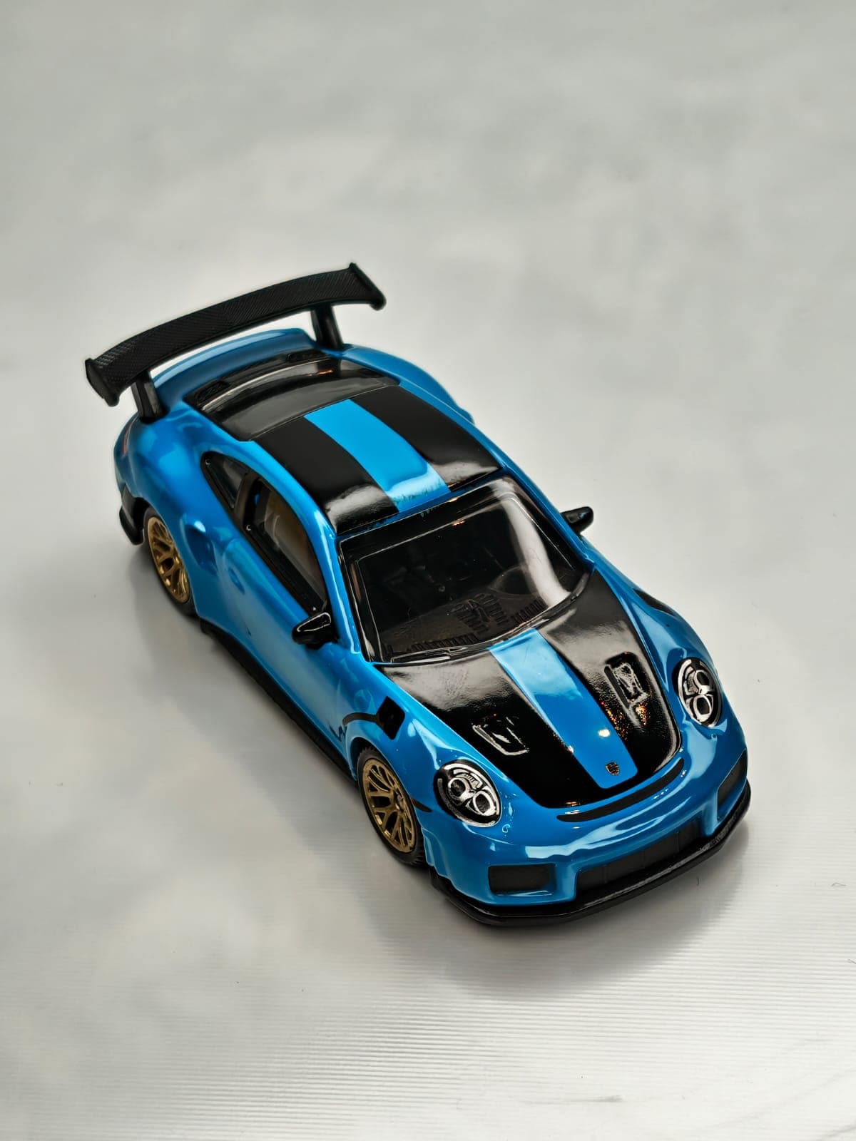 CCA Porsche 911 GT2 RS Blue – 1:64 Scale Diecast Model