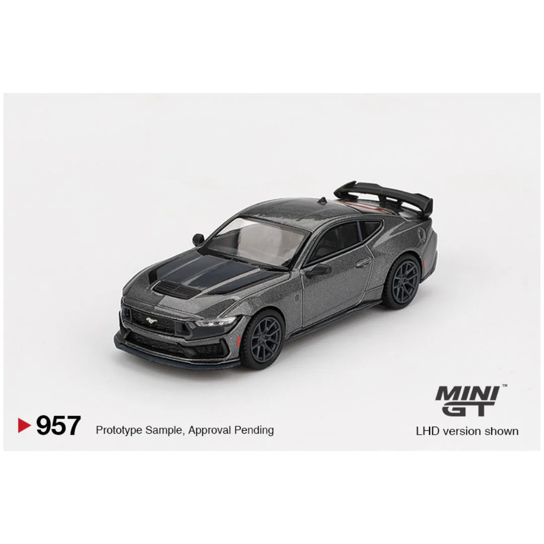 Mini GT Ford Mustang Dark Horse 2024 Carbonized Gray #957 – 1:64 Scale Diecast Model