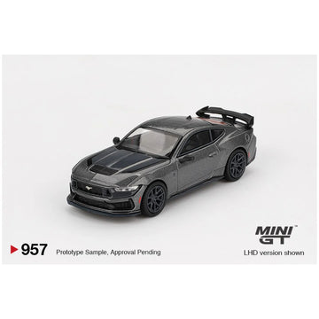 Mini GT Ford Mustang Dark Horse 2024 Carbonized Gray #957 – 1:64 Scale Diecast Model
