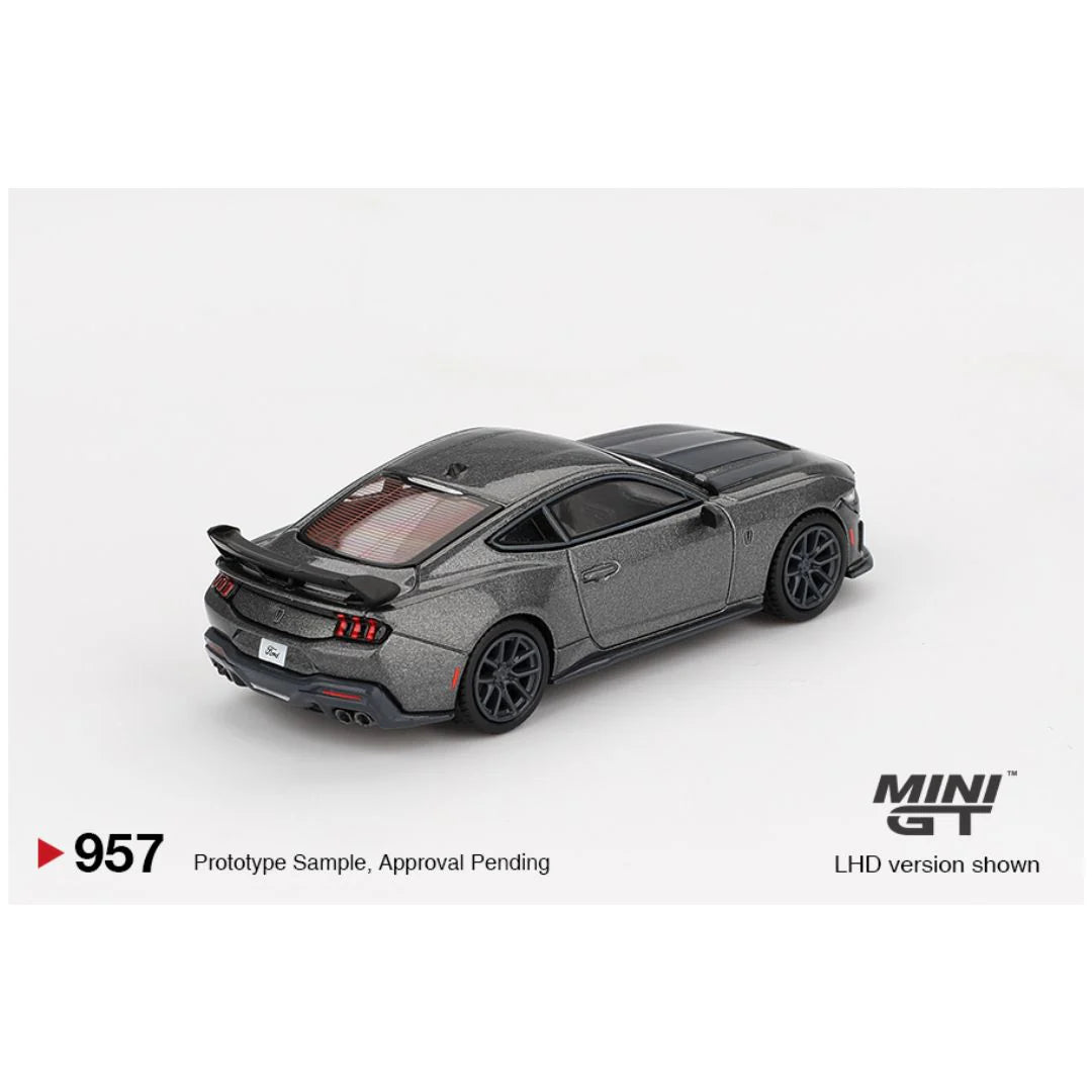 Mini GT Ford Mustang Dark Horse 2024 Carbonized Gray #957 – 1:64 Scale Diecast Model