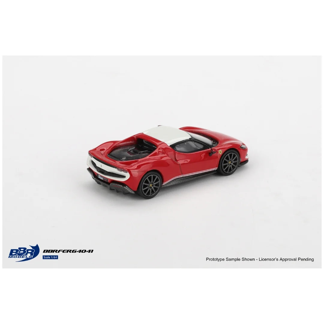 BBR Models #041 Ferrari 296 GTB ASSETO Fiorano F2004 Tribute Livery | Die-Cast Model Car