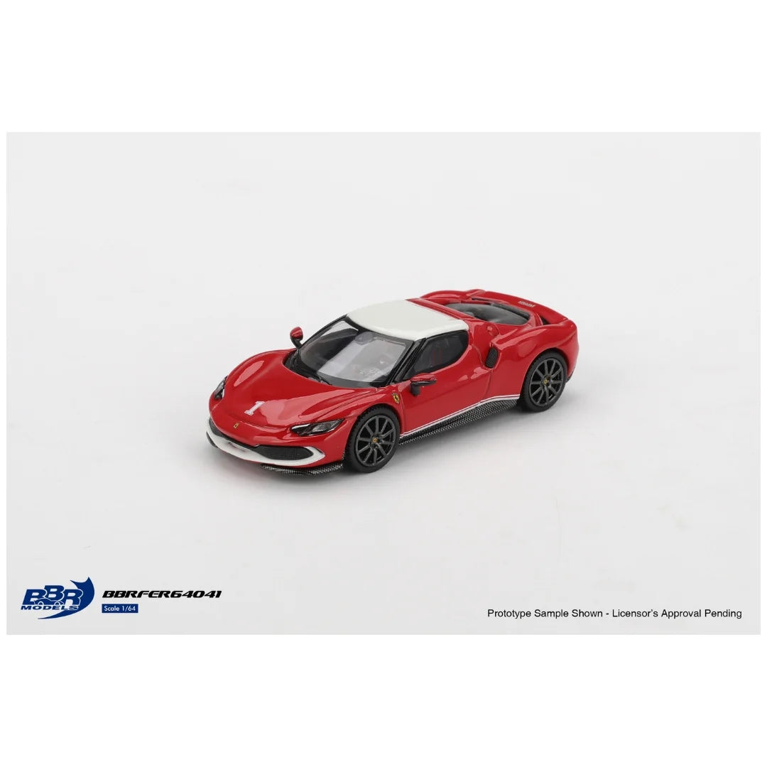 BBR Models #041 Ferrari 296 GTB ASSETO Fiorano F2004 Tribute Livery | Die-Cast Model Car