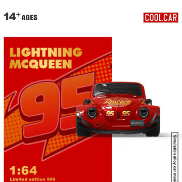 Cool Car Mini Lightning McQueen Livery – 1:64 Scale Die-Cast Model