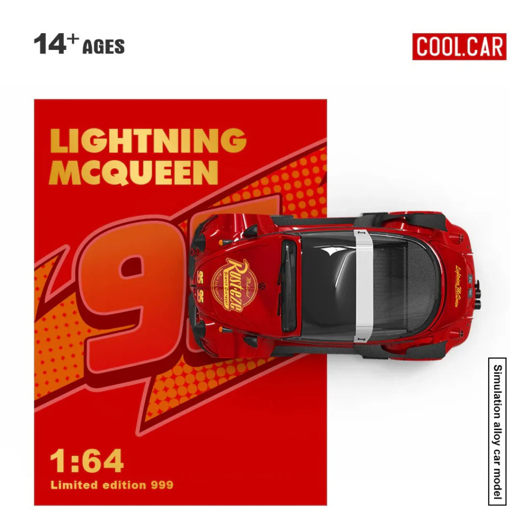 Cool Car Mini Lightning McQueen Livery – 1:64 Scale Die-Cast Model