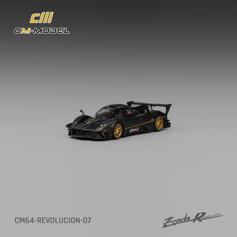 CM Model Pagani Zonda Revolución Dry Carbon – 1:64 Scale Premium Die-Cast Model