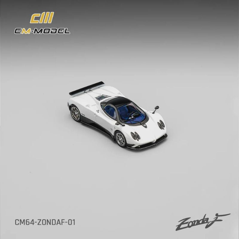 CM Model Pagani Zonda F Pearl White – 1:64 Scale Premium Die-Cast Model