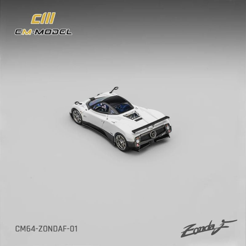 CM Model Pagani Zonda F Pearl White – 1:64 Scale Premium Die-Cast Model