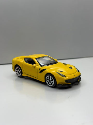 Bburago Ferrari F12tdf Yellow – 1:64 Scale Die-Cast Model