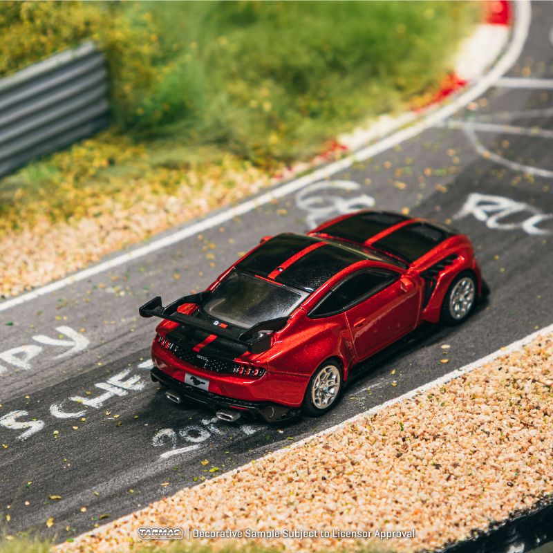 Tarmac Works Ford Mustang GTD Red – 1:64 Scale Premium Die-Cast Model